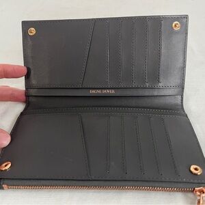 Dagne Dover slim wallet graphite grey